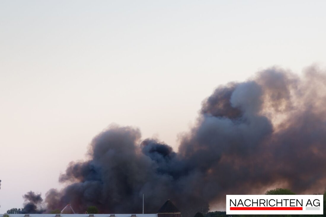 Aviso do grande incêndio em Hamburgo-eißendorf em 12 de junho de 2025: Desenvolvimento de fumaça forte, riscos à saúde, recomendações para os residentes.